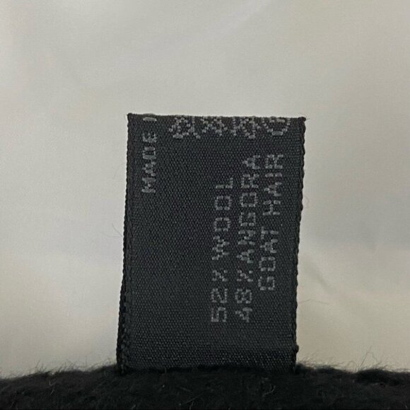 Prada Women's Black Wool Angora Designer Straight Quiet Luxury Skirt EU 42/W28 - Picture 8 of 9